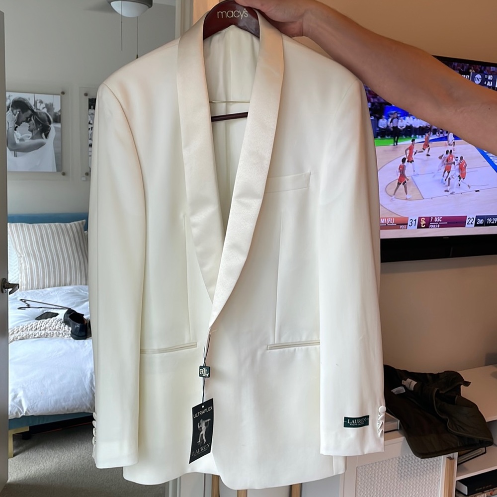 Ralph Lauren Men’s Ivory Dinner Jacket